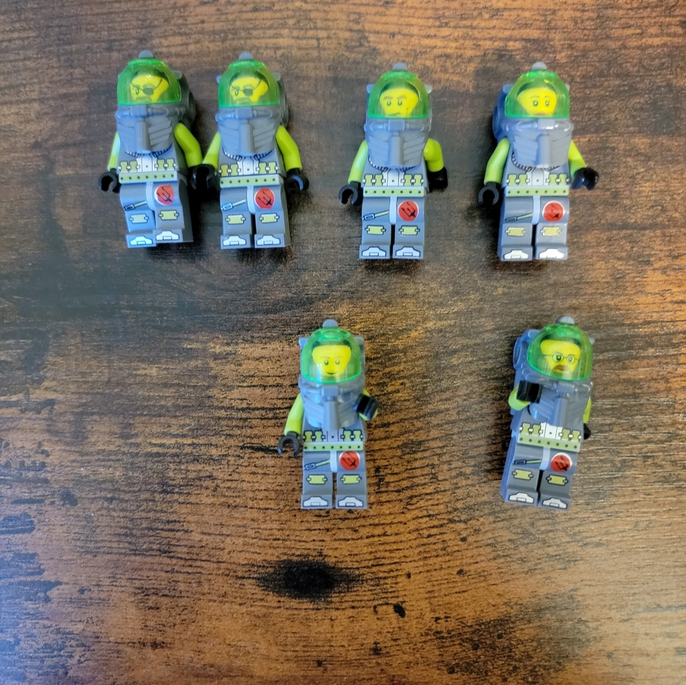 Atlantis diver minifigure lot